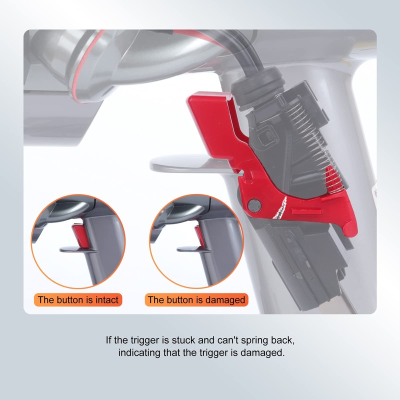 Metal Trigger Switch Button Compatible with Dyson V10 V11 SV12