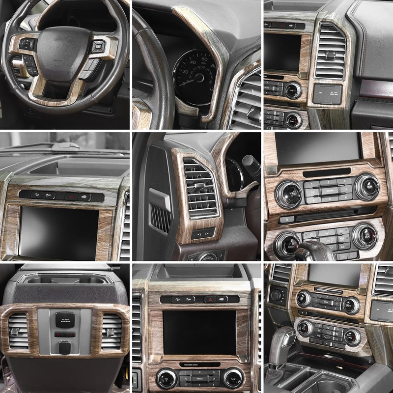 JeCar 16PCS Full Interior Trim Kit Fit for Ford F150
