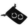 LaTisoro Sterling Silver Ichthys Christian Fish Earrings with Latch backs