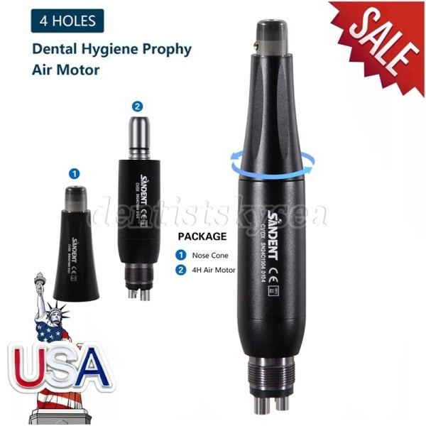 Unbanded SANDENT 360° Swivel Dental Hygiene Prophy Handpiece Air Motor