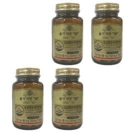 Solgar Zinc 50 550mg x 100 tablets 4 -SDL- / 솔가 아연 50 550mg x 100정 4개 -SDL-