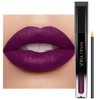 MAKI YIKA - Lápiz labial mate morado oscuro de larga