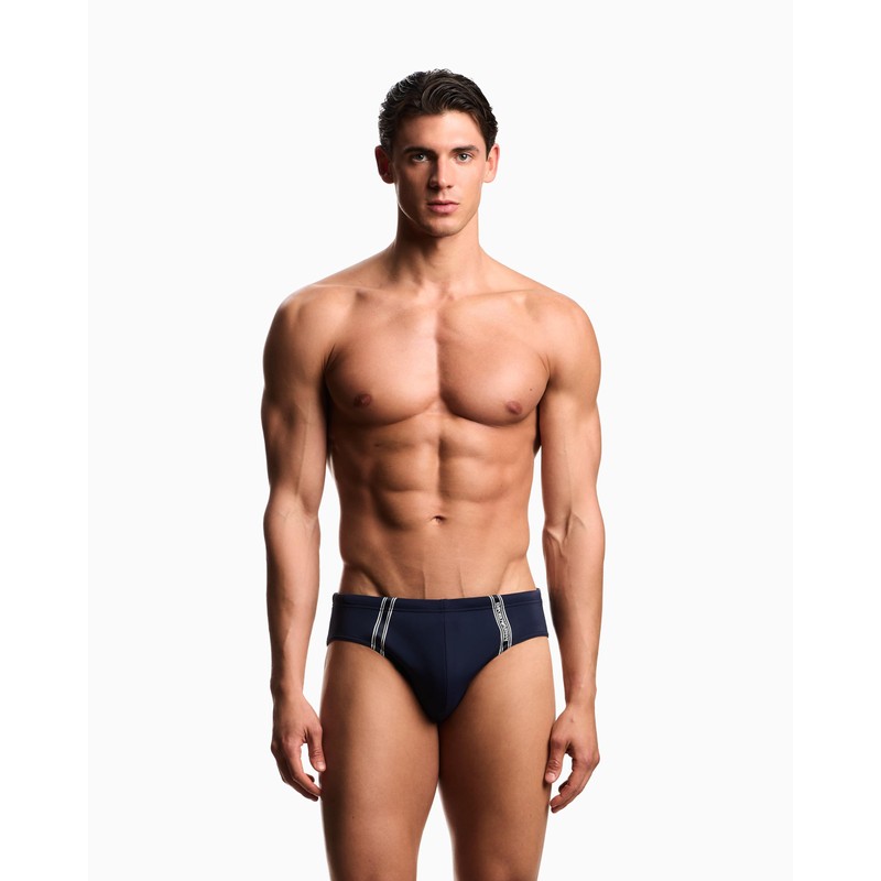 EMPORIO ARMANI Slip Uomo LOGOTAPE Blu S