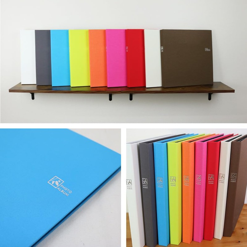 Nakabayashi TCPK-6L-240-PW, Pocketed Album, Therapy Color, Plain White