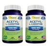 aSquared Acetyl L-Carnitine Carnitine 1000mg 200 Capsules 2x / aSquared 아세틸 엘 카르티닌 카르니틴 1000mg 200캡슐 2개
