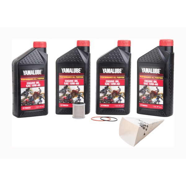TUSK 4-Stroke Oil Change Kit Yamalube All Purpose 10W-40 For