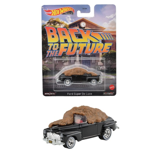 Hot Wheels HKC25 Retro Entertainment Back to the Future Ford Super Deluxe [3 Years Old and Up]