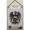 Blechschild Blechemma with Cord 30 x 20 cm Eagle Coat of Arms Austria with Card