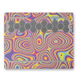 MightySkins Carbon Fiber Skin Compatible with Alienware X14 (2022) Full Wrap Kit - Gobstopper | Protective, Durable Textured Carbon Fiber Finish | Easy to Apply & Change Styles | Made in The USA