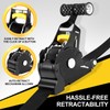 BCJCLTS Retractable Ratchet Straps,1" x 10' Heavy Duty Ratchet Straps
