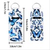 FREEBLOSS 2Pcs Butterfly Lip Balm Holders Sleeves Keychain Chapstick Keychains