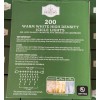 Holiday Time 200-Count WARM White LED High-Density Icicle Lights white