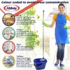 Abbey Plastic Mop Bucket with Wringer 12 Litre – Floor