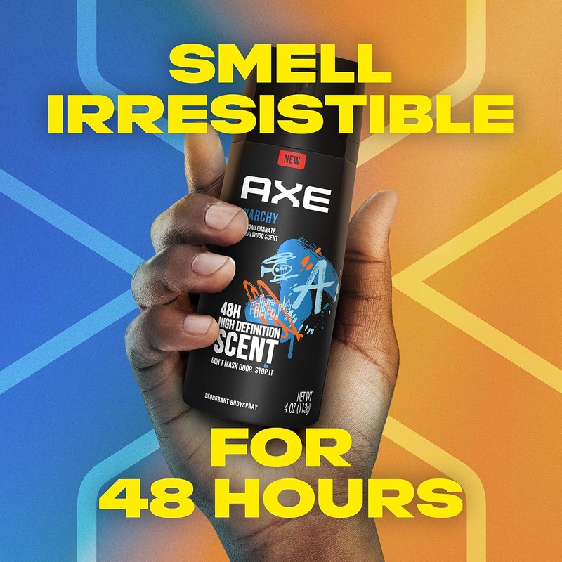 AXE Body Spray Deodorant for Men Anarchy for Long Lasting