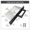 TSOEORET Pocket Door Edge Pull and Recessed Finger Flush Pull（6