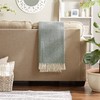 DII Chevron Throw Collection Handloomed Cotton, 50x60, Hunter Green