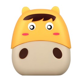 Electric Nail Clippers, Portable Automatic Nail Clippers, USB Charging Cute Nightlight Nail Clippers with Nail Shavings Storage Safe Electric Nail Clippers Kawaii Lights（Yellow）