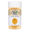 Nature's Colors, Orange, Sugar Sprinkles for Baking and Decorating, Small,