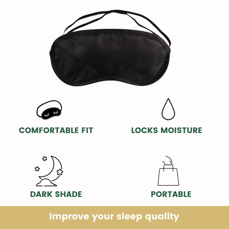 MJIYSGS 3pcs Comfortable Soft Sleep Eye Mask Shade Cover Lightweight