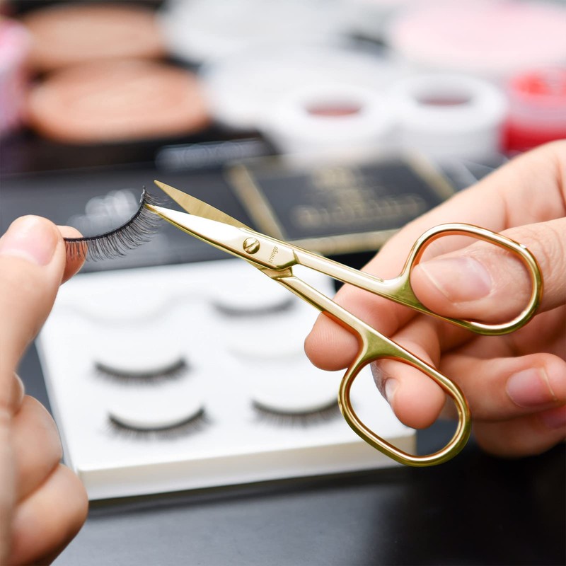 LIVINGO Professional Nail Cutter Scissors, Multi-purpose Sharp Curved Blade Stainless