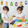 Cinrobiye 24 Set Easter Craft kit DIY Bunny Eggs Make