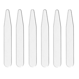 20 Count 2.2" 2.5" 2.7" 3" Inch Metal Collar Stays Stainless Steel (2")