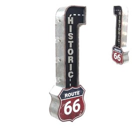 Historic Rt. 66 Double Sided Marquee LED Sign vintage home decor store shop NEW