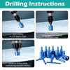 NouraVita 12 PCS Diamond Hole Saw Kit, Drill Bits kit