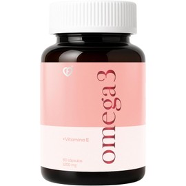 CARO FIT | Omega 3 de Salmón de Alta Potencia 2400 mg - 1740 mg EPA y DHA mas Vitamina E | Cápsulas Blandas Sin Olor para Salud Cardiovascular y Cerebral, Antiinflamatorio Natural | Suplemento Natural Sin Gluten - 60 Cápsulas