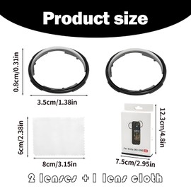 X4 Standard Lens Protector, Insta 360 x4 Lens Protection, Premium Lens Protector for X4, Compatible with X4 Lens Protection, Premium Lens Protection, Premium Lens Protection with Wiping Cloth