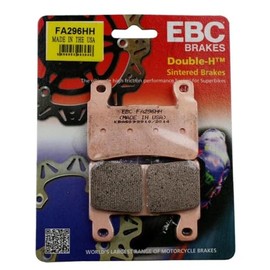 EBC FA296HH - Balatas Delanteras, Pastillas de Freno de Metal Sinterizado Doble H (2 Paquetes, Suficientes 2 Rotores)