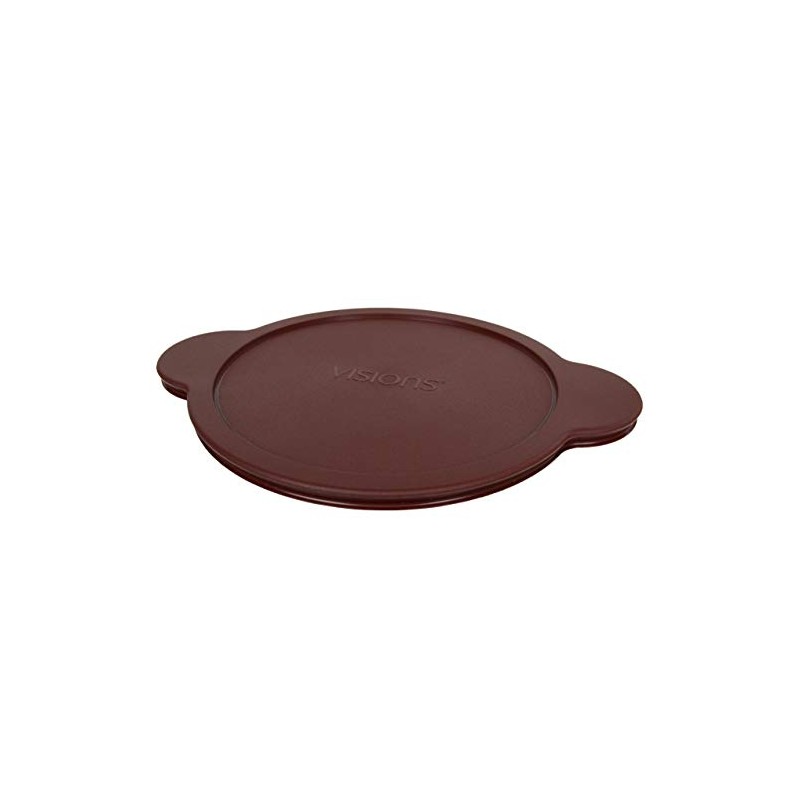 Visions CM 225-PC 2.25L Cranberry Plastic Lid for Glass Dish