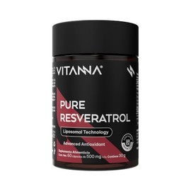 Resveratrol Liposomal | Tecnología Liposomal de Alta Absorción | Certificado FST | Antioxidante Celular | 60 Cápsulas | 2 Meses