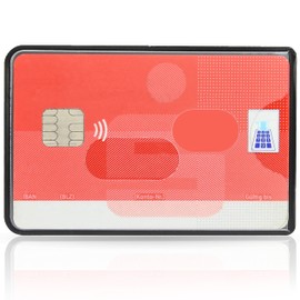 WallTrust RFID NFC Blocker Hard Plastic Protective Case - Card Protection Case for Credit Cards ID Transparent - Security Against Data Theft Card Case and EC Cards Bank Cards, Black/transparent matte,