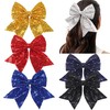 Xansema 2Pcs Hair Bows for Girls, Sequins Bows Alligator Hair