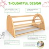 Ensayeer Ensayeer Bamboo Chicken Perch with Mirror, Strong Roosting Bar