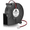 GDSTIME 75mm x 25mm Blower 12V, 7525 DC Brushless Turbo