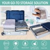 iDopick 8 Pack Compression Bags for Travel,Cream Roll Up Space