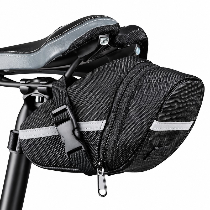Nylon Bicycle Saddle Bag for Cycling Storage – Waterproof Rear