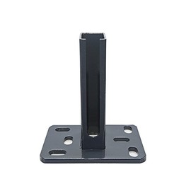 Base Plate Screw-On Sleeve for Fence Posts 60 x 40 mm Anthracite