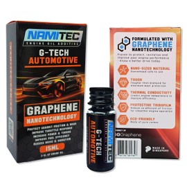 NAMITEC G-TECH AUTOMOTIVE | Graphene Nanotechnology Engine Oil Additive - Smooth Operation & Wear Protection for Passenger Cars & SUVs - 15ml