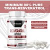 Probase Nutrition Ultra High Purity Resveratrol Capsules - 98% Trans-Resverat