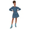 TRENDYOL Women's Midi Shift Dress, blue