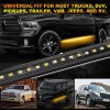 JMTBNO 2Pcs 60" Running Board LED Light Side Step Strip