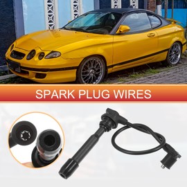 ACROPIX Car Spark Plug Coil Wires Ignition Coil Harness Cable Fit for Hyundai Elantra 1.8L 2.0L 1996-2012 for Kia Spectra 2.0L 2004-2009 No.2750123B70/2750123A00 - Pack of 4