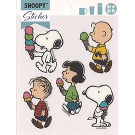 S&C Corporation Snoopy Heat and Water Resistant Sticker Ice PKS292