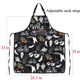 BNQL Tv Show Inspired Gifts Fandom Lovers Gifts Comedy Tv Show Quotes Merchandise Gifts Go With Style Snake Apron