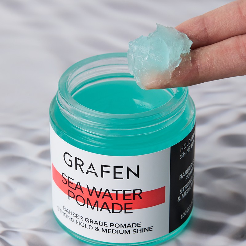 graphene Graphen, a water-based pomade wax with good cleaning power,