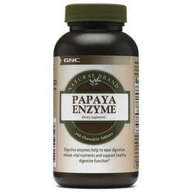 GNC Papaya Enzyme Chewable Tablets, 240 Pieces, 1 Piece, 240 Tablets / GNC 파파야 엔자임 츄어블 타블렛, 240개입, 1개, 240정