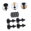 WOONEKY 4pcs Adjustable Heavy Duty Furniture Levelers with Nut Thread